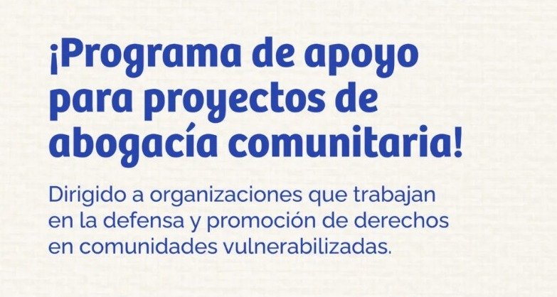 Conocé los proyectos seleccionados en la Segunda Edición del Programa de Apoyo de la Red Argentina de Abogacía Comunitaria