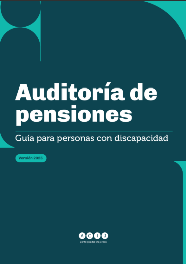 Auditoría depensiones – Guía para personas con discapacidad
